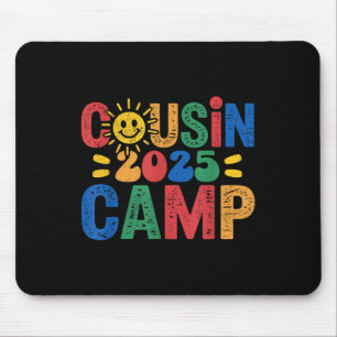 Cousin Camp 2025 Camping Campfire Summer Vacation  Mouse Mat