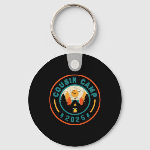 Cousin Camp 2025 Camping Crew Campfire Summer Vaca Key Ring