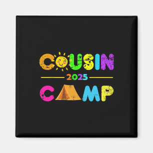 Cousin Camp 2025 Camping Summer Vacation 2025 Fami Magnet