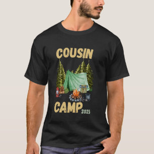 Cousin Camp 2025 Cousin Campfire Matching Family T T-Shirt