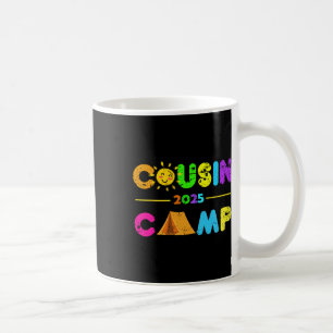 Cousin Camp 2025 Family Camping Summer Vacation Ca Coffee Mug