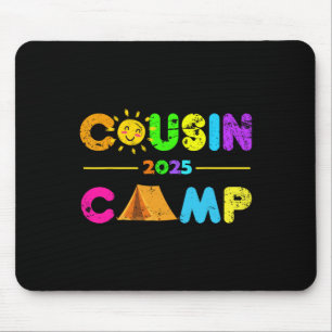 Cousin Camp 2025 Family Camping Summer Vacation Ca Mouse Mat
