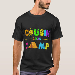 Cousin Camp 2025 Family Camping Summer Vacation  T-Shirt