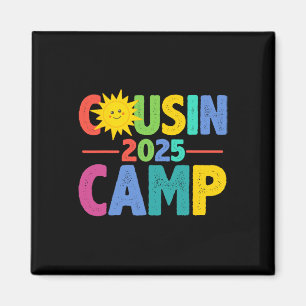 Cousin Camp 2025 Family Vacation Summer Camping Cr Magnet