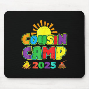 Cousin Camp 2025 Family Vacation Summer Camping Cr Mouse Mat