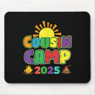 Cousin Camp 2025 Family Vacation Summer Camping Cr Mouse Mat