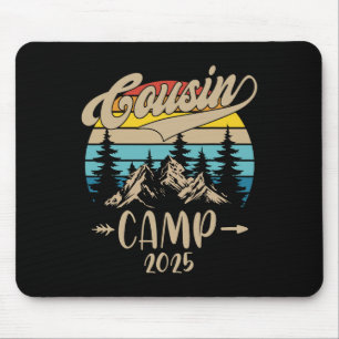Cousin Camp 2025 Family Vacation Summer Camping Cr Mouse Mat