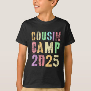 Cousin Camp 2025 Family Vacation Summer Camping Cr T-Shirt
