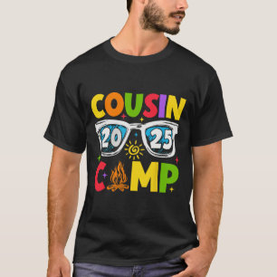 Cousin Camp 2025 Family Vacation Summer Camping T-Shirt