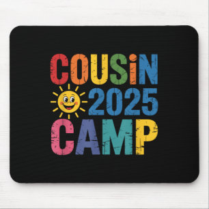 Cousin Camp 2025 Shirt - Colourful Family Reunion Mouse Mat