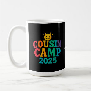 Cousin Camp 2025 Summer Vacation Fun Camping Coffee Mug