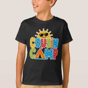 Cousin Camp 2026 Crew Kids Summer Camping Family T-Shirt