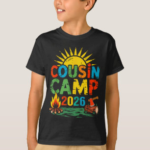 Cousin camp 2026 family vacation summer camping T-Shirt