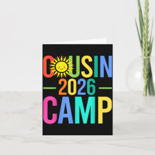 Cousin camp 2026 matching family vacation summer card