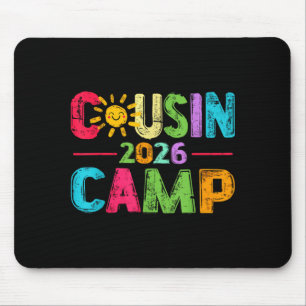 Cousin Camp Crew 2026 Summer Vacation Beach Family Mouse Mat