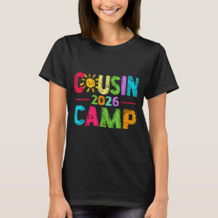 Cousin camp crew 2026 summer vacation beach family T-Shirt