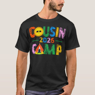 Cousin Camp Crew 2026 Summer Vacation Beach T-Shirt