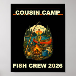 Cousin camp fish crew 2026 poster