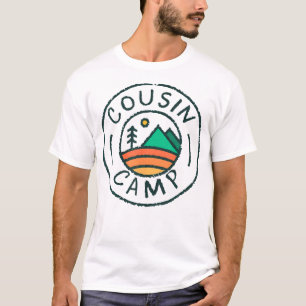 Cousin Camp Friends Summer Travel Family Camping V T-Shirt