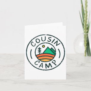 Cousin Camp Friends Summer Travel Family Vacation  Card