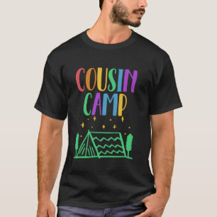 COUSIN CAMP Mountain Forest Best Camping Besties E T-Shirt