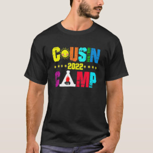 Cousin Camp S 2022 Family Camping Summer Vacation T-Shirt