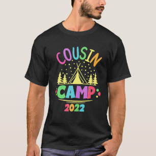 Cousin Camp S 2022 Family Camping Summer Vacation T-Shirt