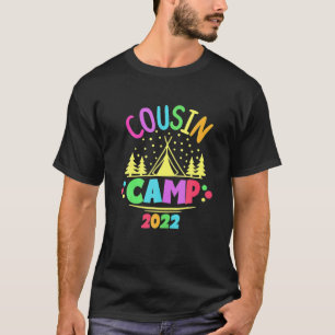Cousin Camp S 2022 Family Camping Summer Vacation T-Shirt