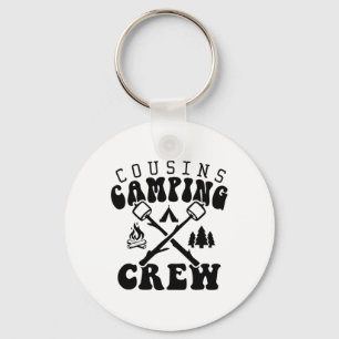 Cousin Camping Crew 2025 Shirt Family Vacation Cam Key Ring