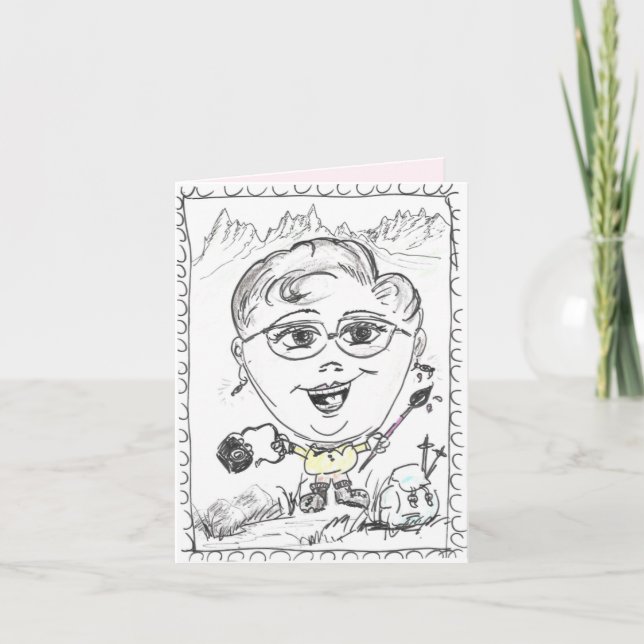 cousin cartoon card (Front)