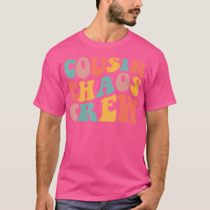 Cousin Chaos Crew Groovy Cousin Crew Summer Vacati T-Shirt