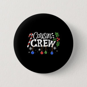 Cousin Christmas 6 Cm Round Badge
