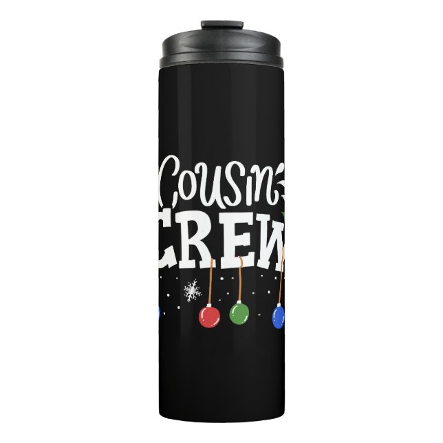 Cousin Christmas Thermal Tumbler (Front)