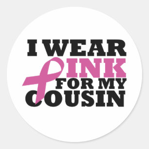 cousin classic round sticker