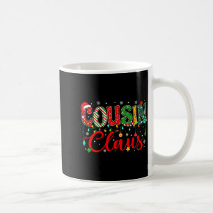 Cousin Claus Christmas Lights Pajama Family Matchi Coffee Mug