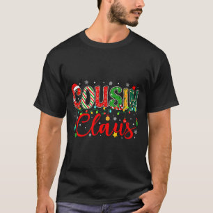 Cousin Claus Christmas Lights Pajama Family Matchi T-Shirt