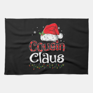 Cousin Claus Christmas Santa Family Matching Pajam Tea Towel