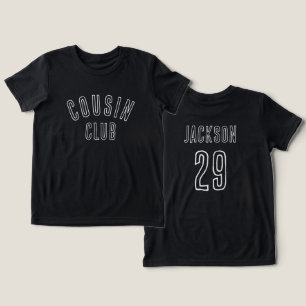 Cousin Club Custom Name and Year Matching Family Tri-Blend Shirt