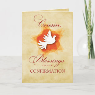 Cousin, Confirmation Congratulations Blessin Card
