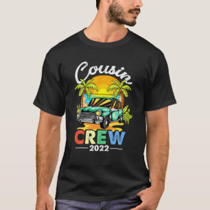 Cousin Crew 2022 Retro Vintage Sunset Summer Vibes T-Shirt