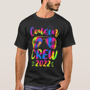Cousin Crew 2022 Tie Dye Sunglasses Summer Vacatio T-Shirt