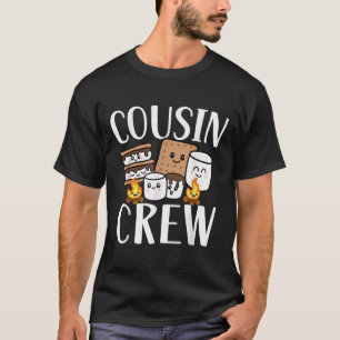 Cousin Crew 2024 Camping Trip Smore Campfire Group T-Shirt