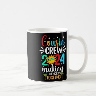 Cousin Crew 2024 Summer Vacation Beach Family Trip Coffee Mug