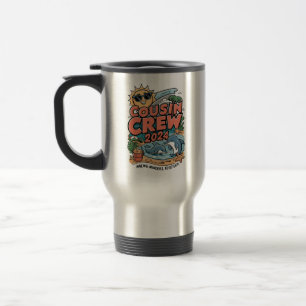 Cousin crew 2024 Summer Vacation Beach Family Trip Travel Mug