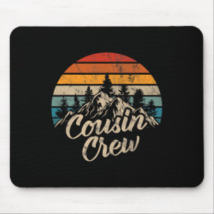 Cousin Crew 2025 Camping Outdoor Sunset Summer Cam Mouse Mat