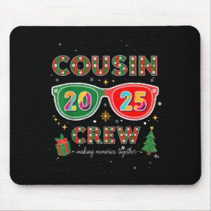 Cousin Crew 2025 Funny Christmas Matching Family P Mouse Mat
