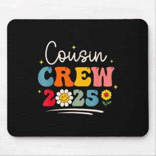 Cousin Crew 2025 Groovy Cute Family Reunion Making Mouse Mat