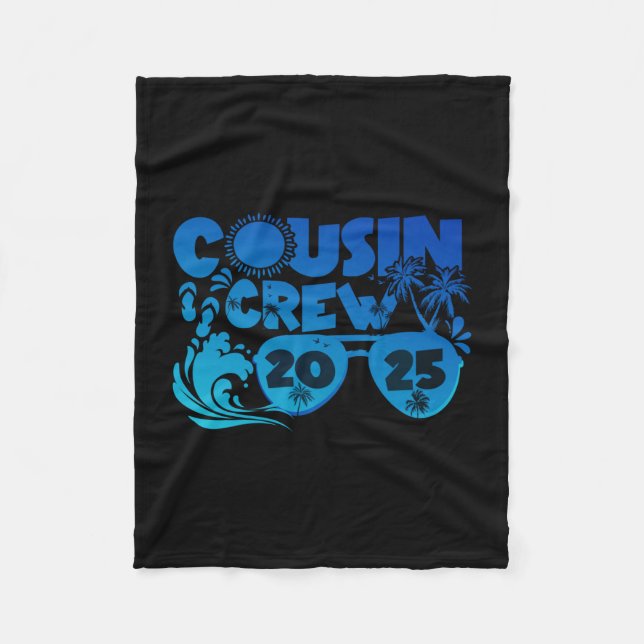 Cousin crew 2025 performance  fleece blanket (Front)