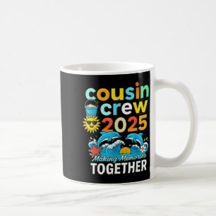 Cousin crew 2025 summer vacation beach family trip coffee mug