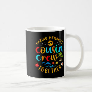 Cousin Crew 2025 Summer Vacation Beach Family Trip Coffee Mug